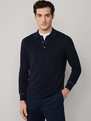 Hackett London Shirt in Blauw: voorkant