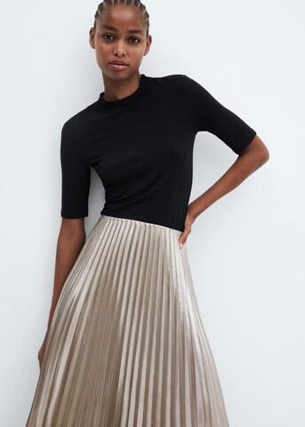 MANGO Skirt 'DISCO' in Gold