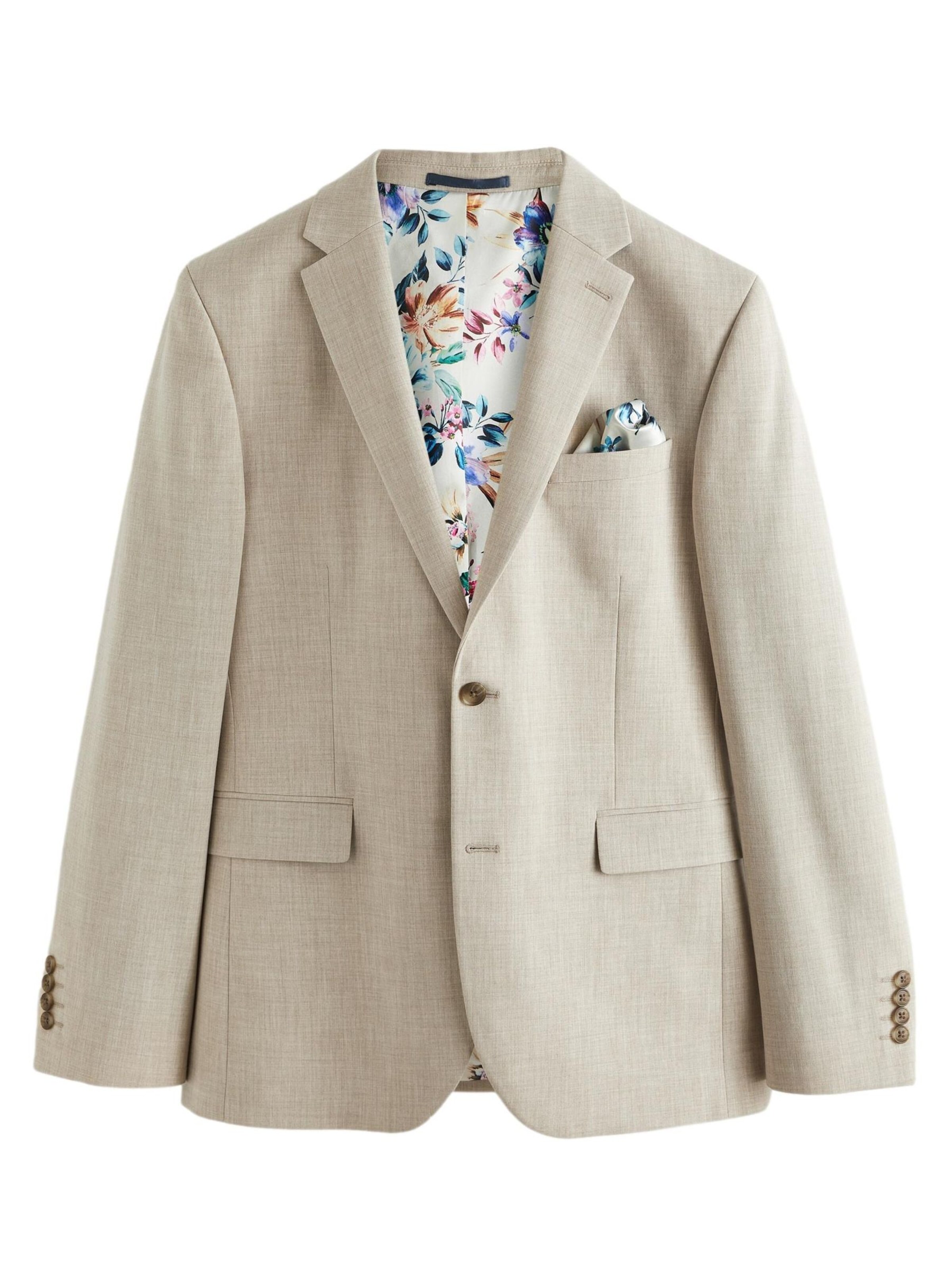 NextSlim Fit Sako - siva boja: prednji dio