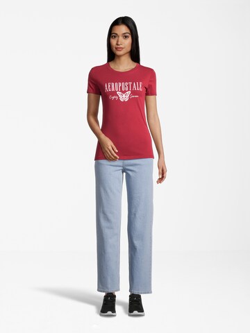 AÉROPOSTALE T-Shirt in Rot