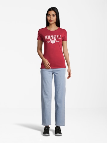 AÉROPOSTALE Shirt in Rood