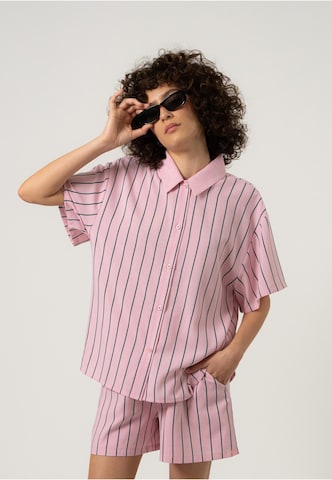 OH APRIL Blouse 'Mira' in Roze: voorkant