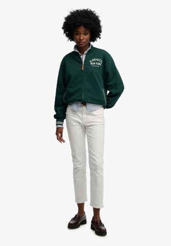 Superdry & Co Sweatvest in Groen