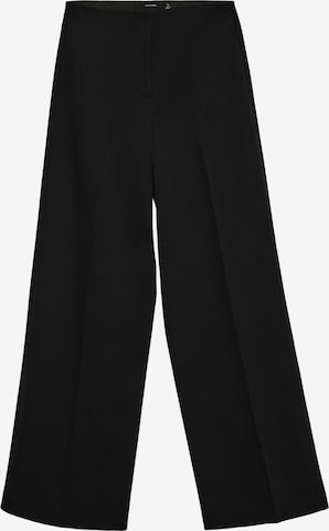 VERO MODA Wide Leg Suorat housut 'VMMAYLI' värissä musta: etupuoli