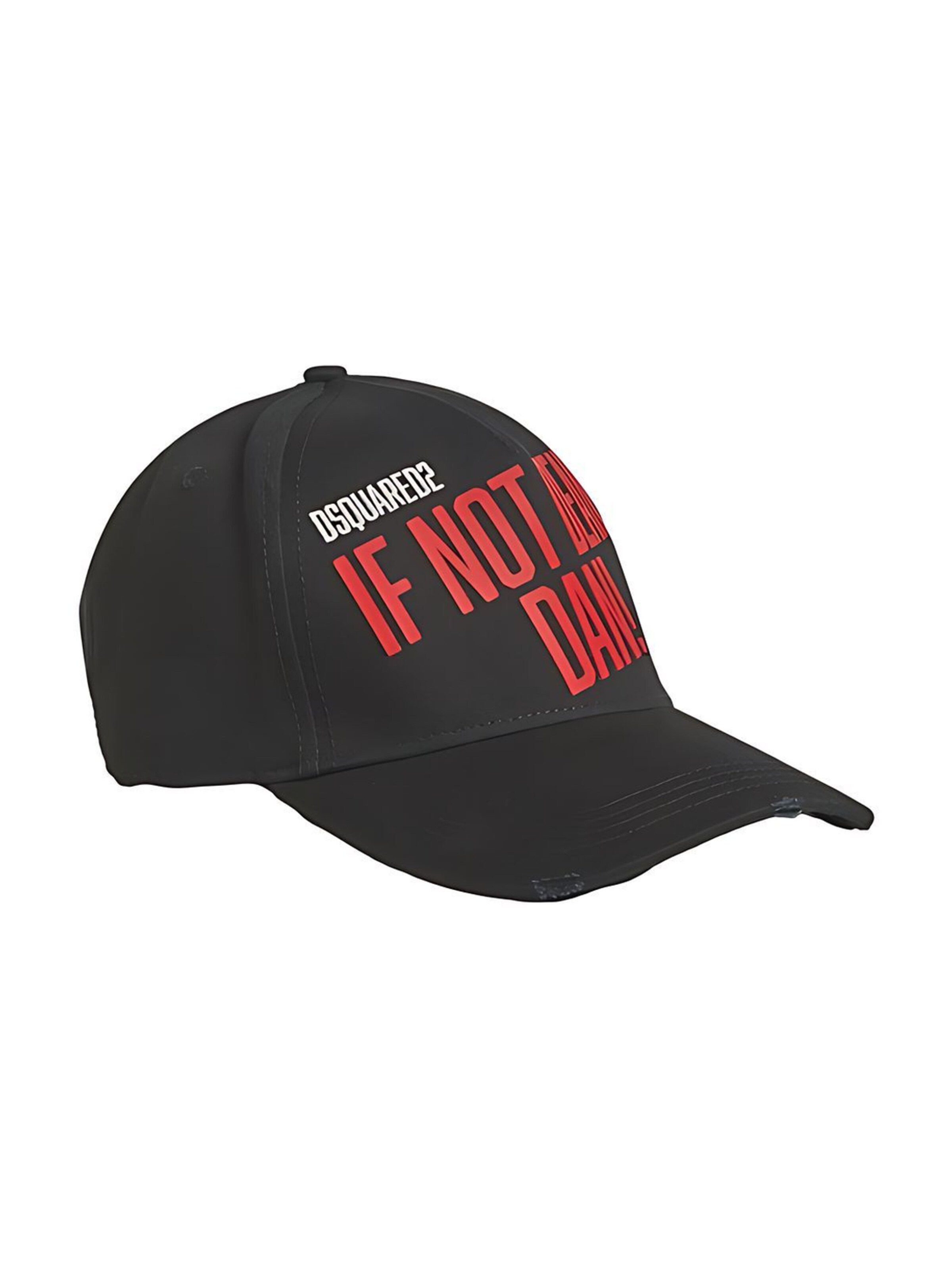 DSQUARED2 Cap 'If not Dean Dan!'‌‌‌‌‌‌‌‌‌ in Schwarz