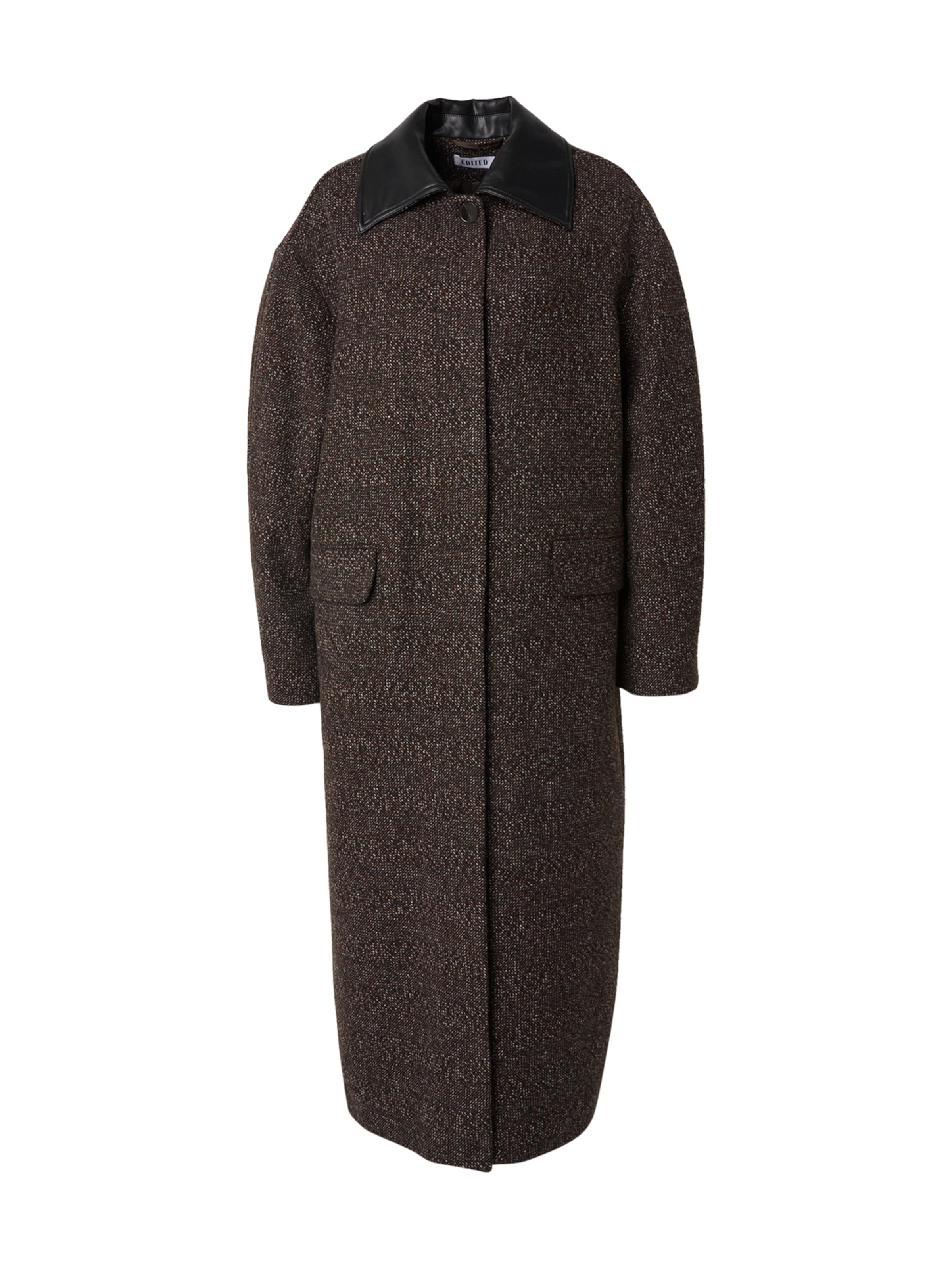 EDITED Kevad-sügismantel &#x27;Leah&#x27;, värv pruun: eest vaates