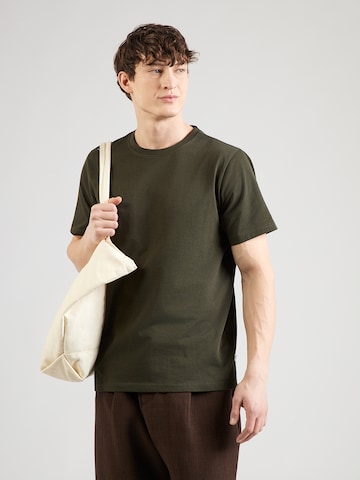 zaļš KnowledgeCotton Apparel T-Krekls: no priekšpuses