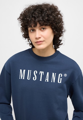 MUSTANG Sweatshirt in Blue