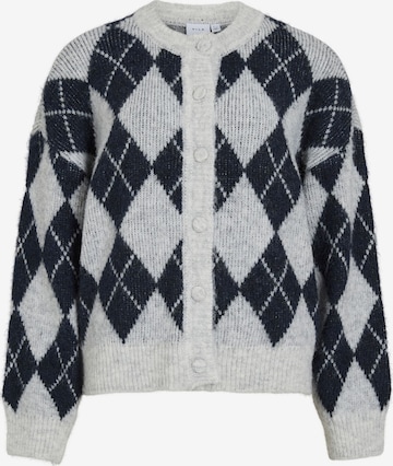VILA Strickjacke 'VIKarley' in Grau: Vorderseite