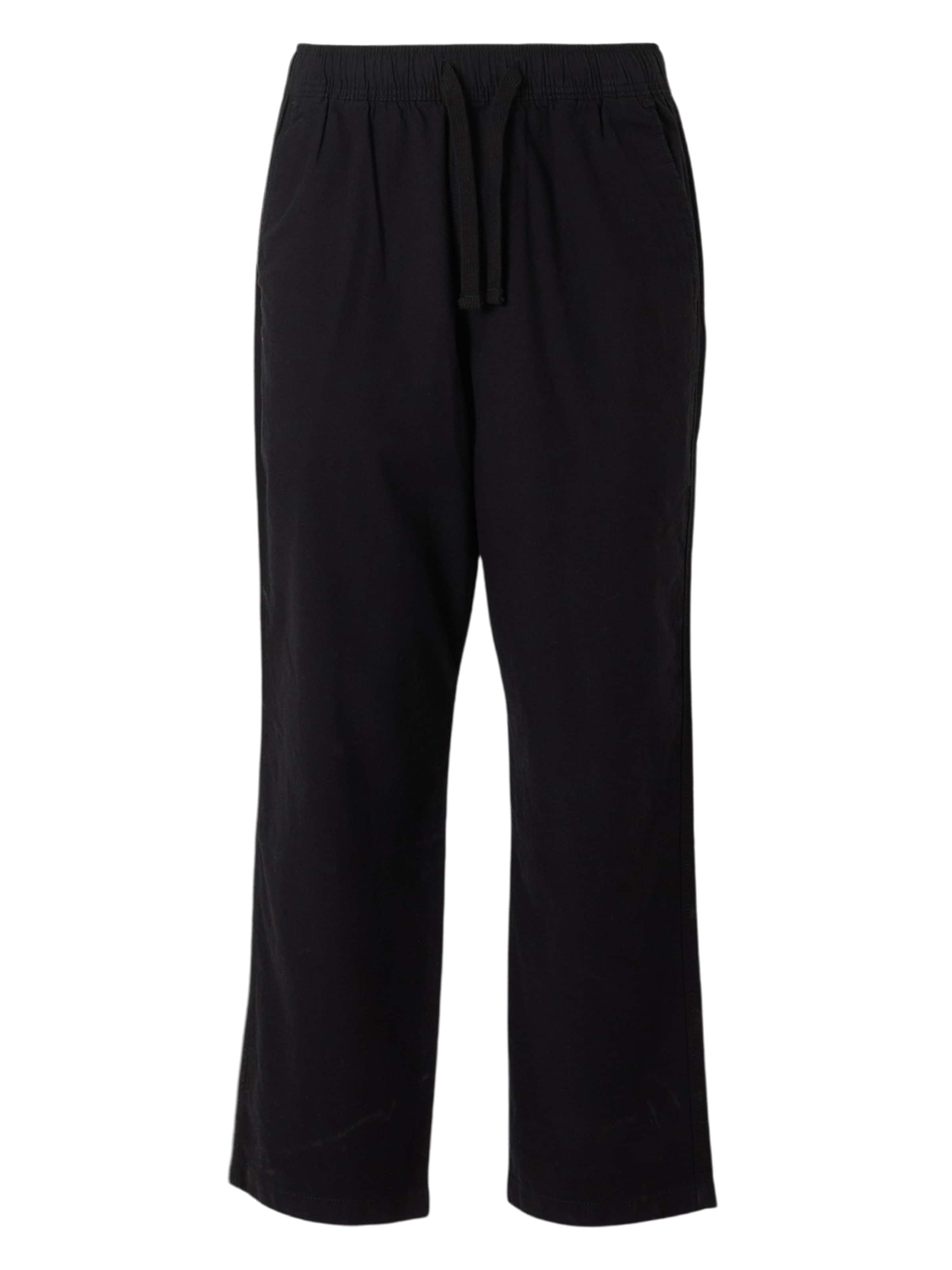 Regular Pantalon HOLLISTER en noir : devant