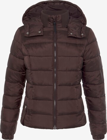 ALPENBLITZ Winter Jacket in Brown: front