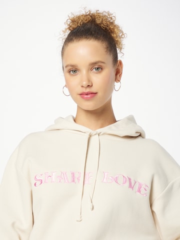 Sweat-shirt Monki en blanc