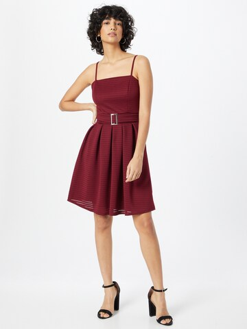 WAL G. Dress 'SALEEMA' in Red: front