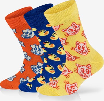 Chaussettes Happy Socks en bleu : devant