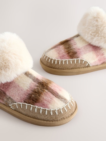 Next Домашни пантофи в розово