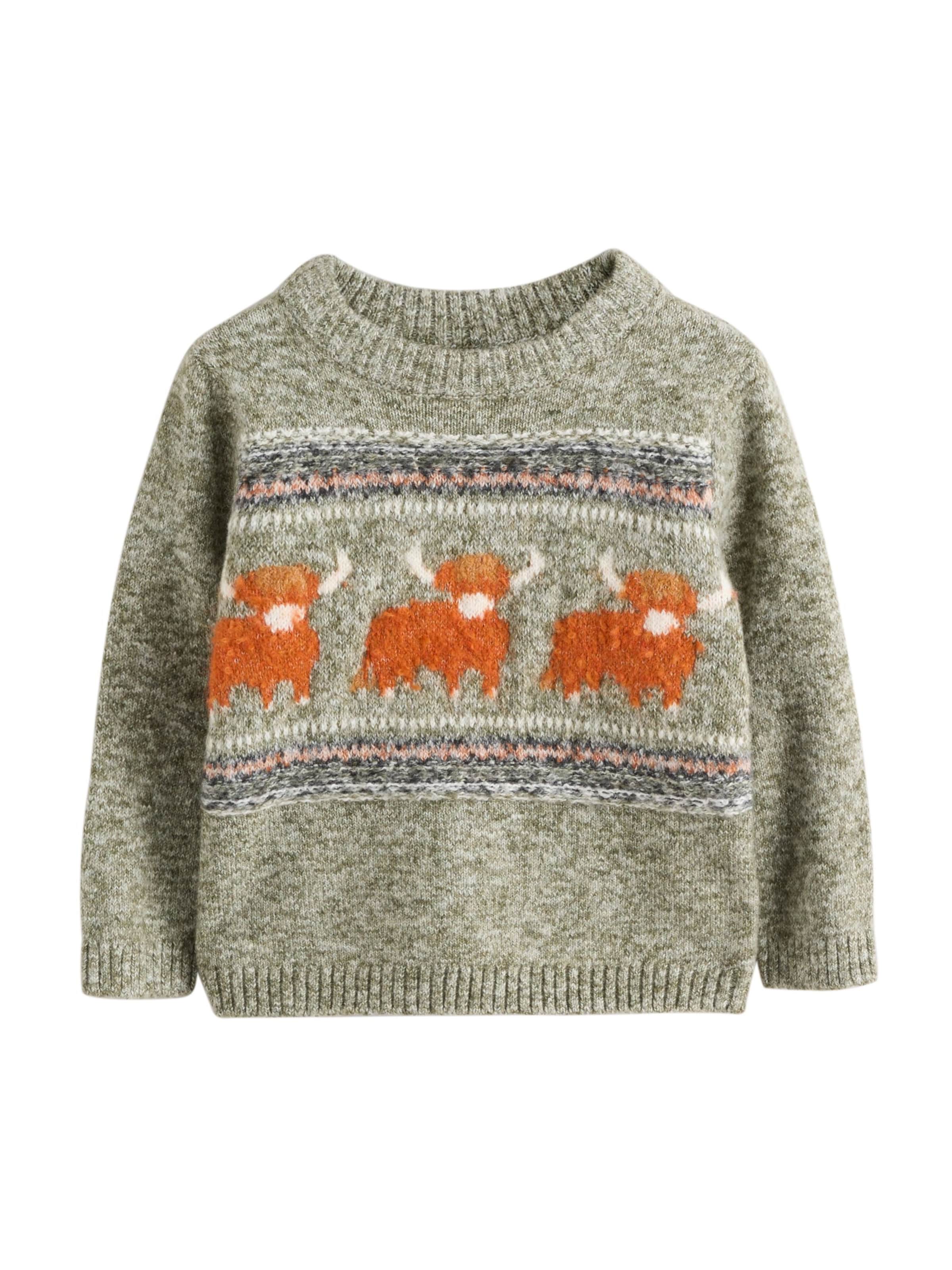 Next Sweater in Green: front