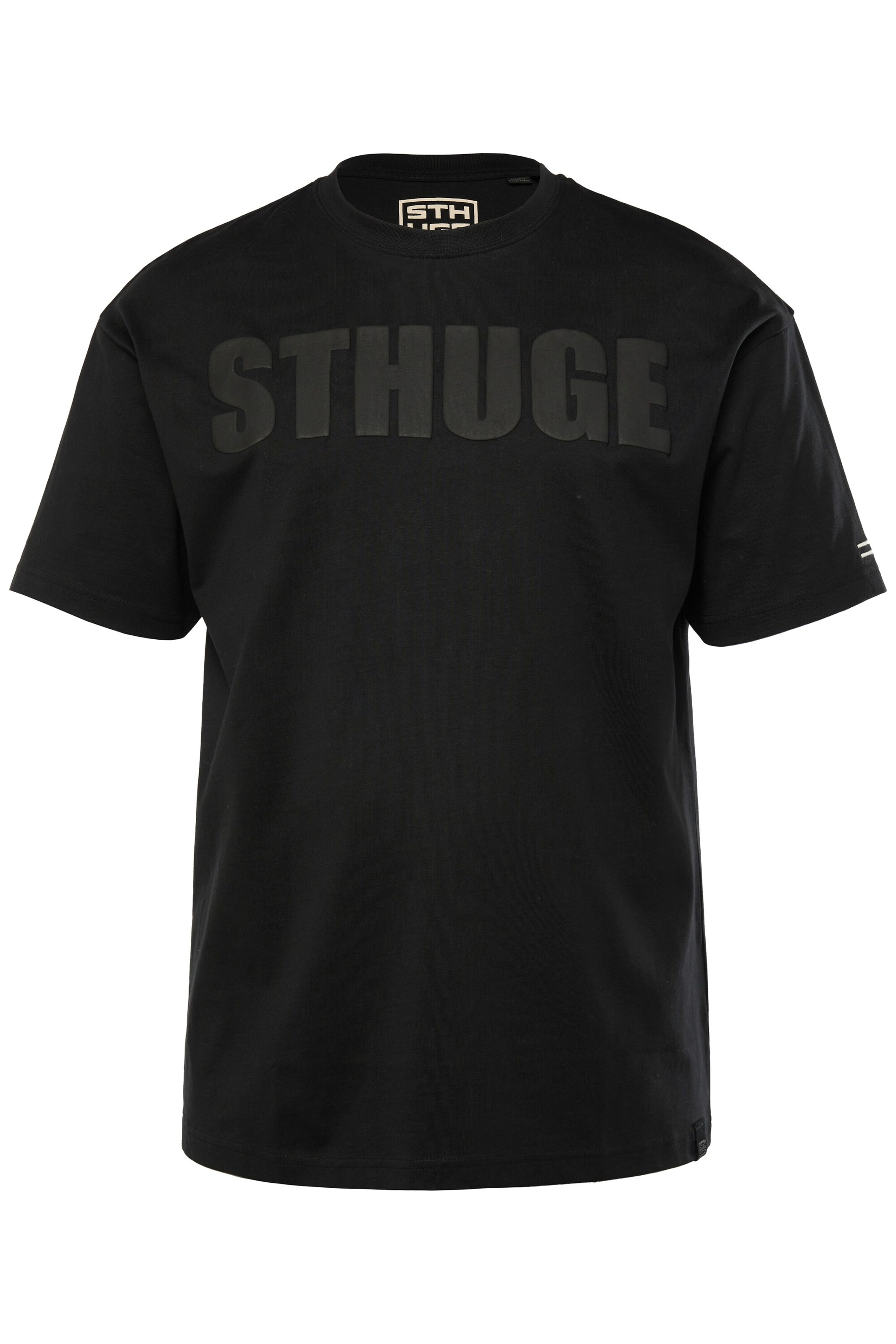STHUGE Shirt in Zwart: voorkant