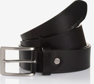 TOM TAILOR Belt 'JADEN' in Black: front