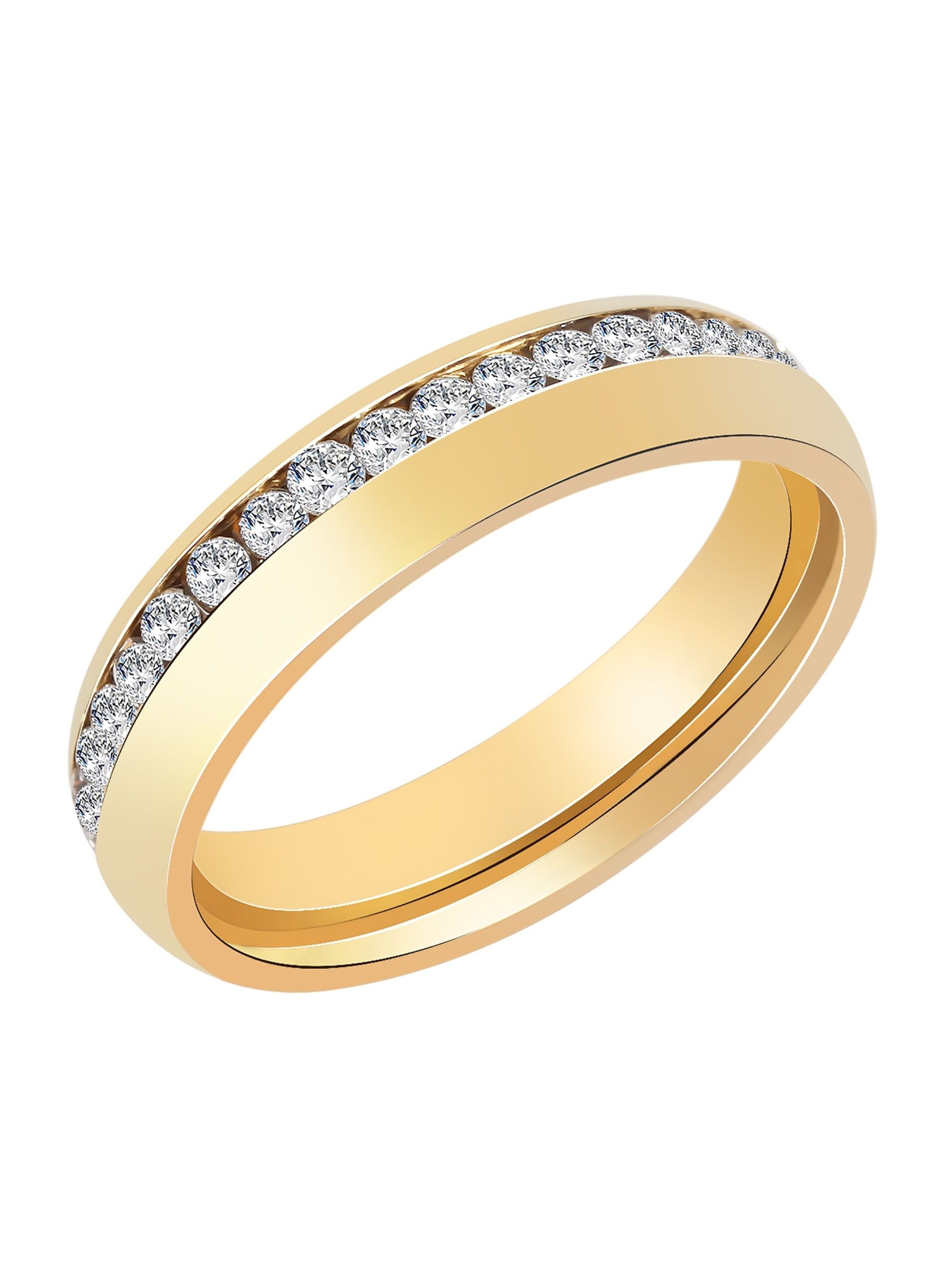 Akzent Ring 'One Desire, goldfarbig, langlebig' in Gold: front