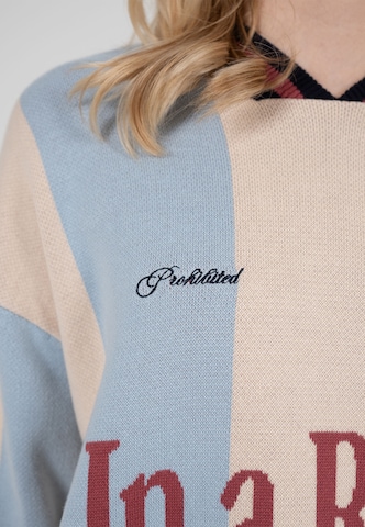 Pullover di Prohibited in blu