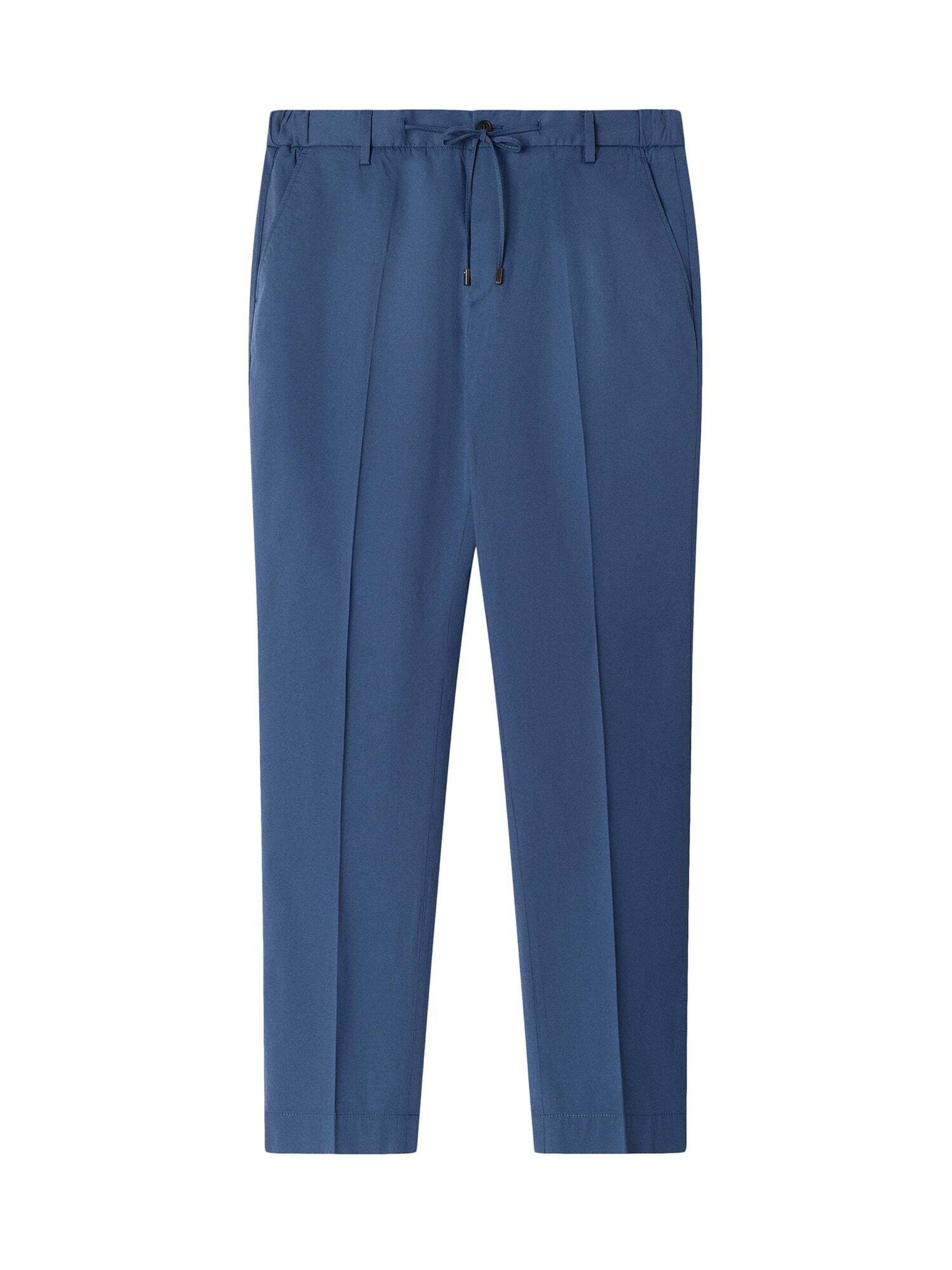 Loosefit Pantaloni con piega frontale di Hackett London in blu: frontale