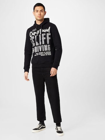 CAMP DAVID Sweatshirt in Zwart