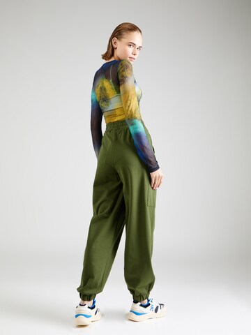 Fransa Slimfit Kargo hlače 'Lano' | zelena barva