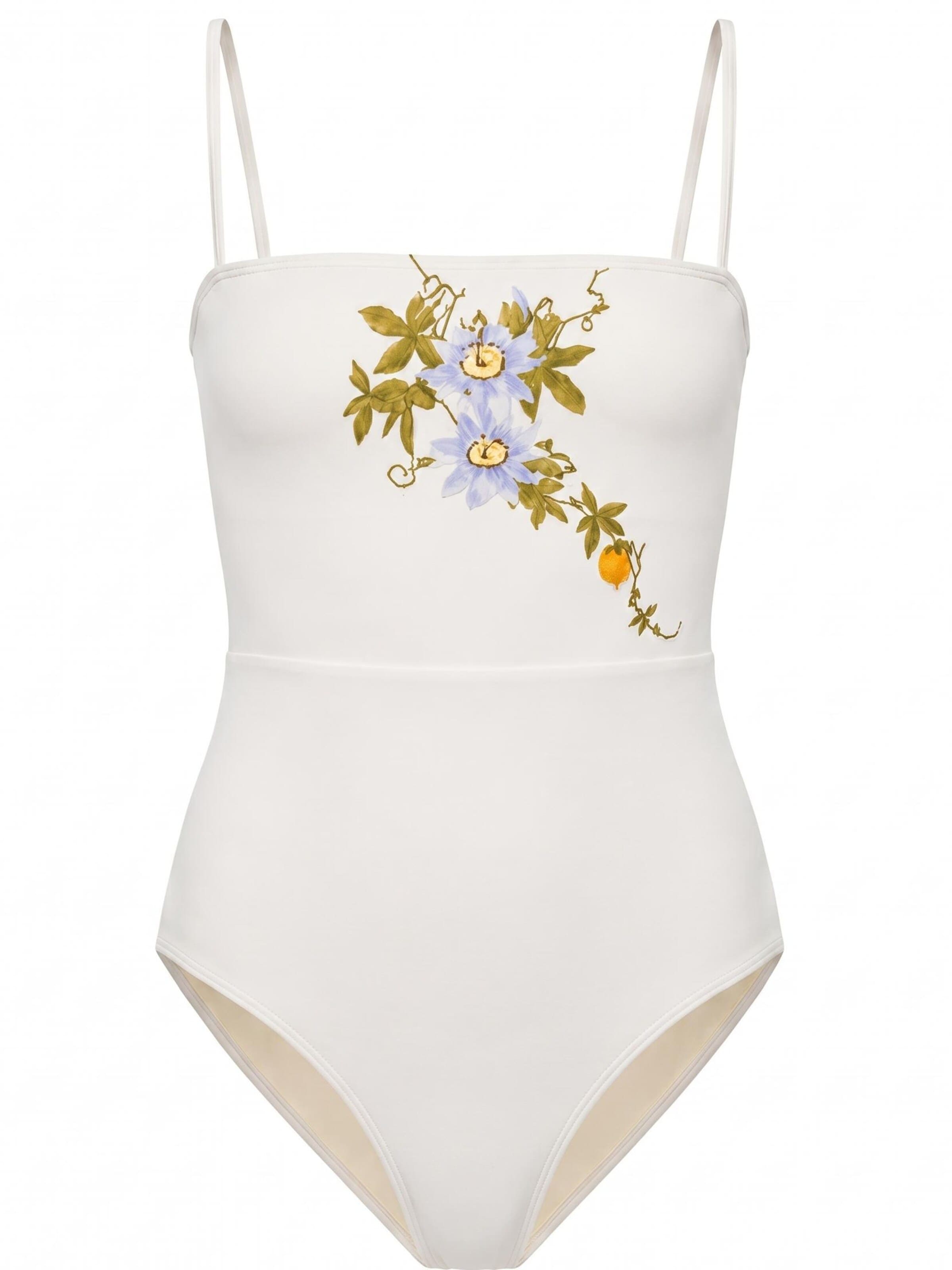 Push-up Maillot de bain modelant 'Isola Bella Bustier Shaping Swimsuit' MAREZZA en beige : devant