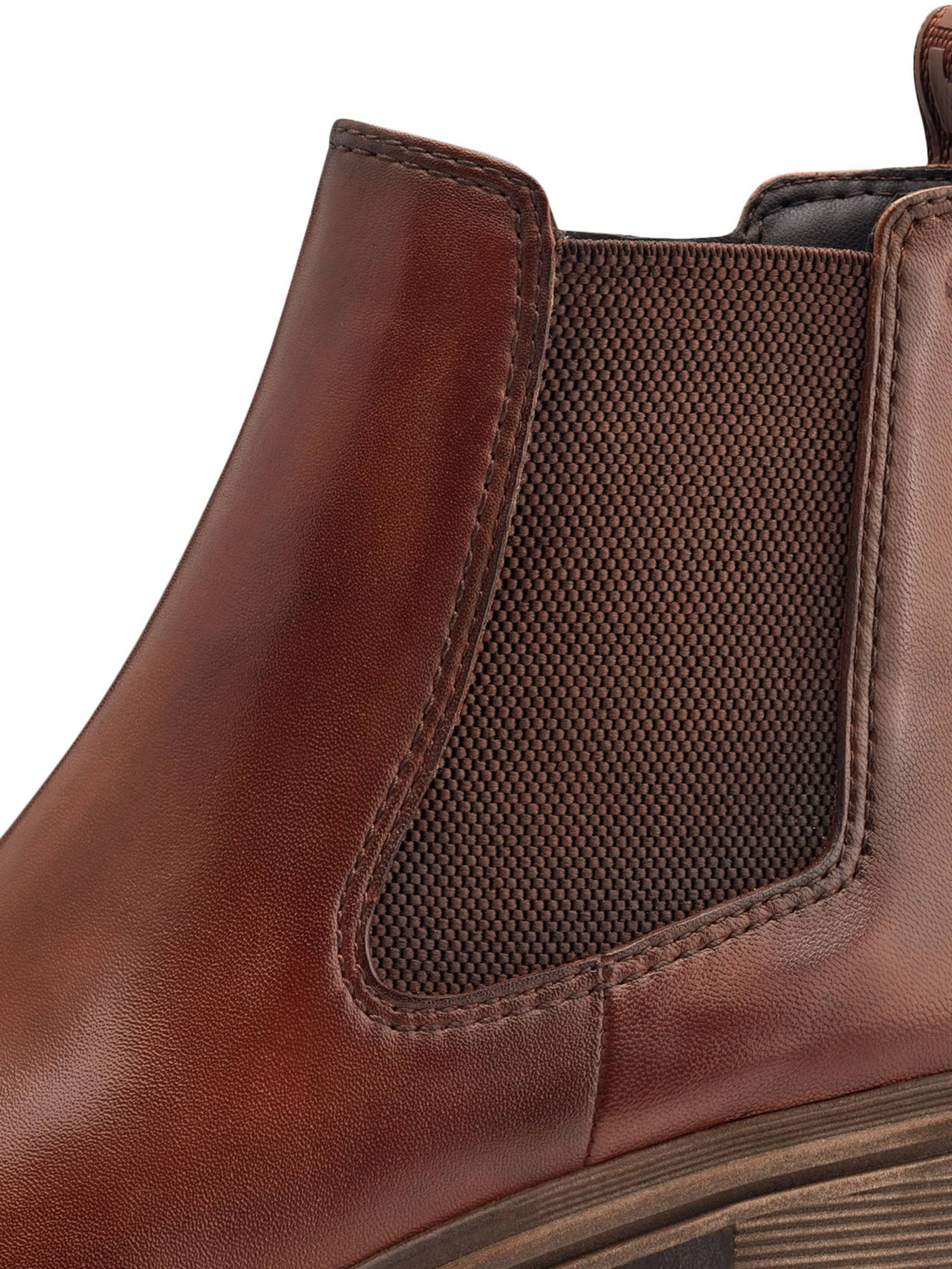 Tamaris Chelsea boots in Brown