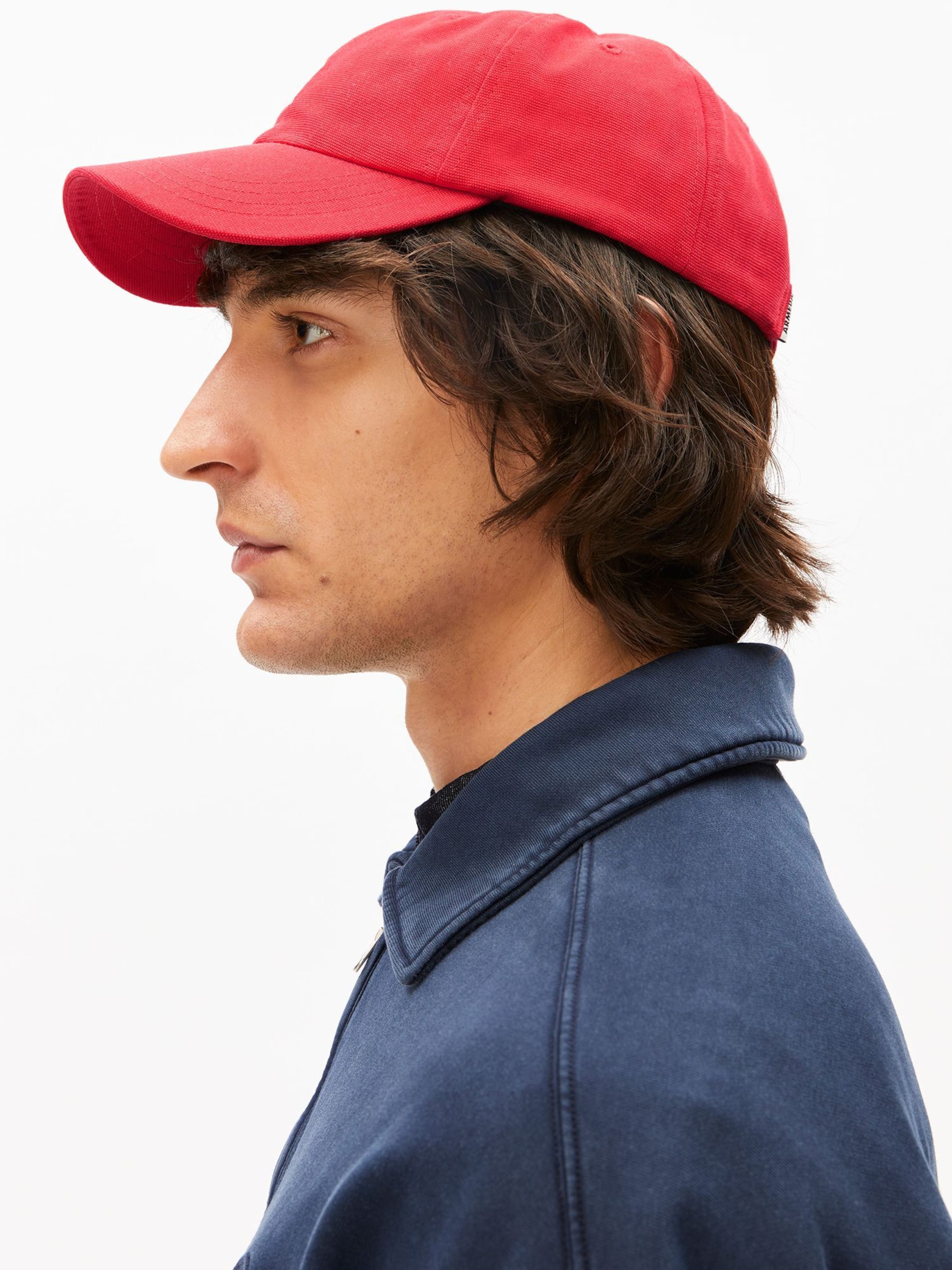 ARMEDANGELS Cap 'Yenaas Bold' in Red