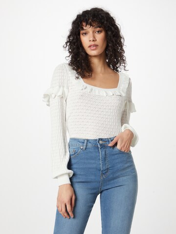 Atelier Rêve Sweater 'IRFANTINO' in White: front