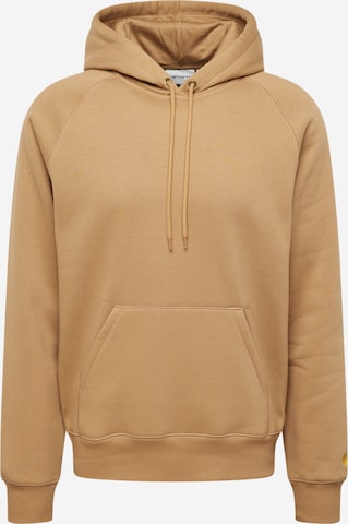Carhartt WIP Mikina 'Chase' – hnědá: přední strana