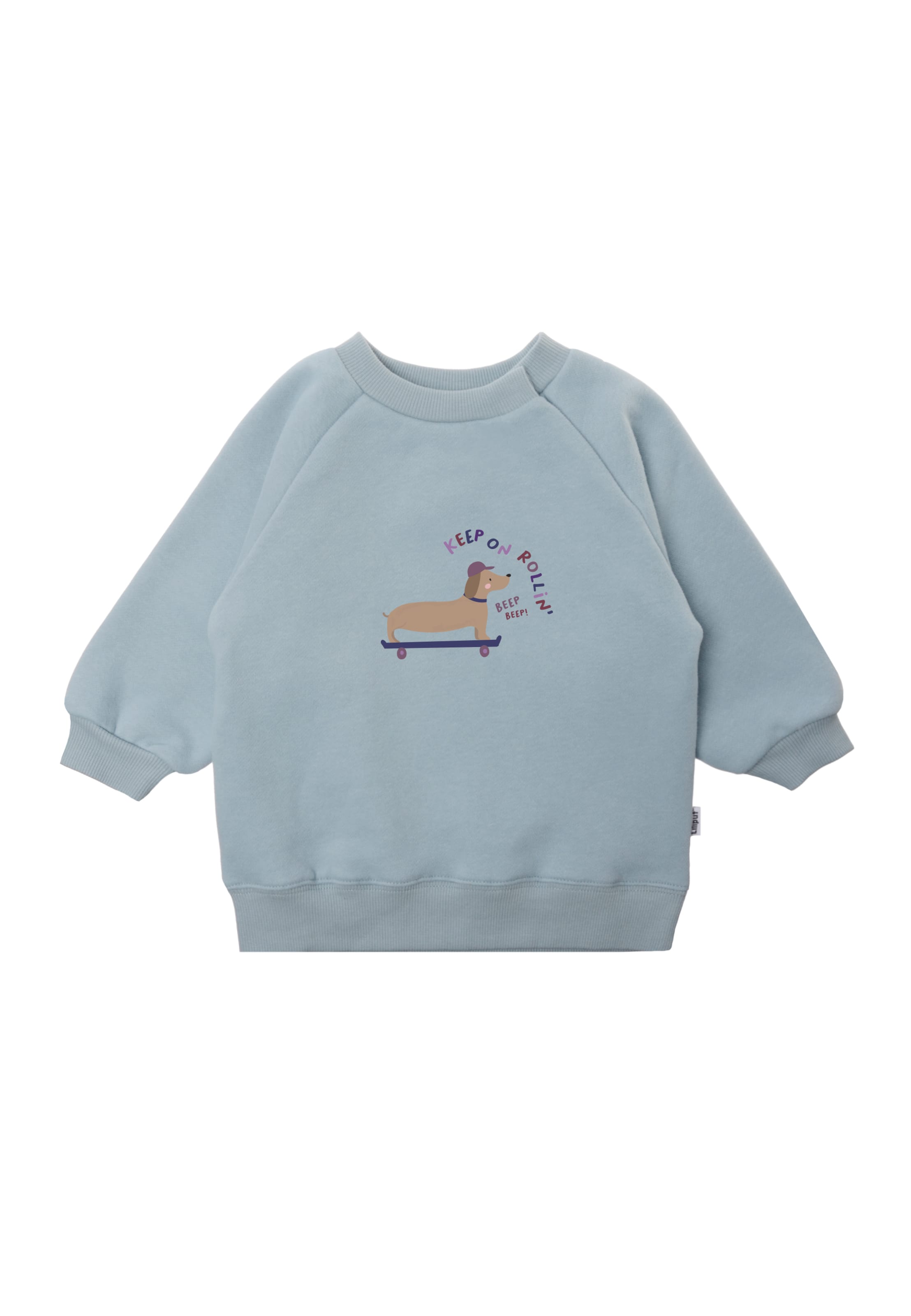 LILIPUT Sweatshirt 'Dackel' in Blau: Vorderseite