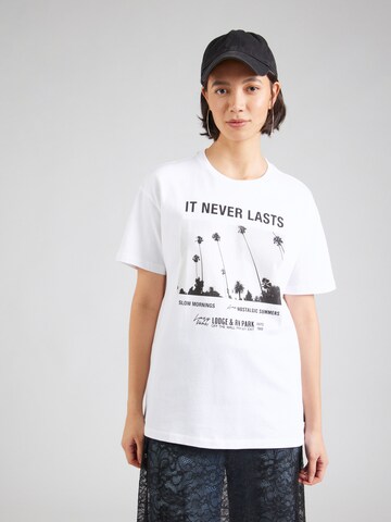 VANS Oversized shirt 'NEVERLASTING' in White: front