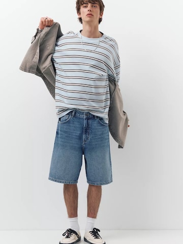 Pull&Bear Baggy Shorts in Blau
