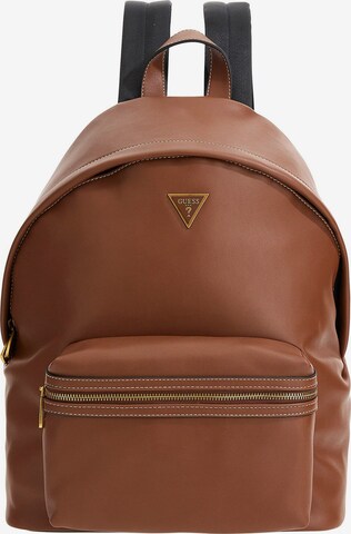 GUESS Backpack 'SCALA' in Brown: front
