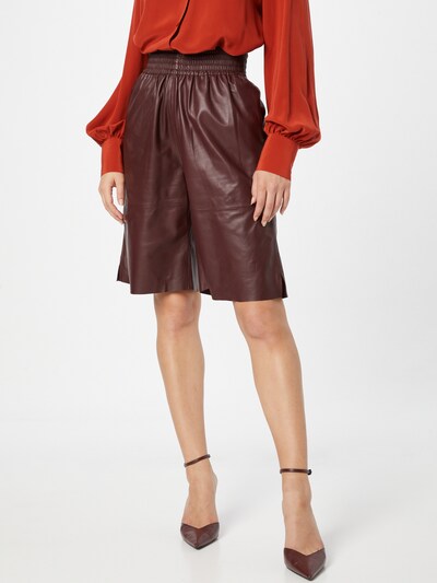 Samsoe Samsoe Shorts 'Ariah' in rostbraun, Modelansicht