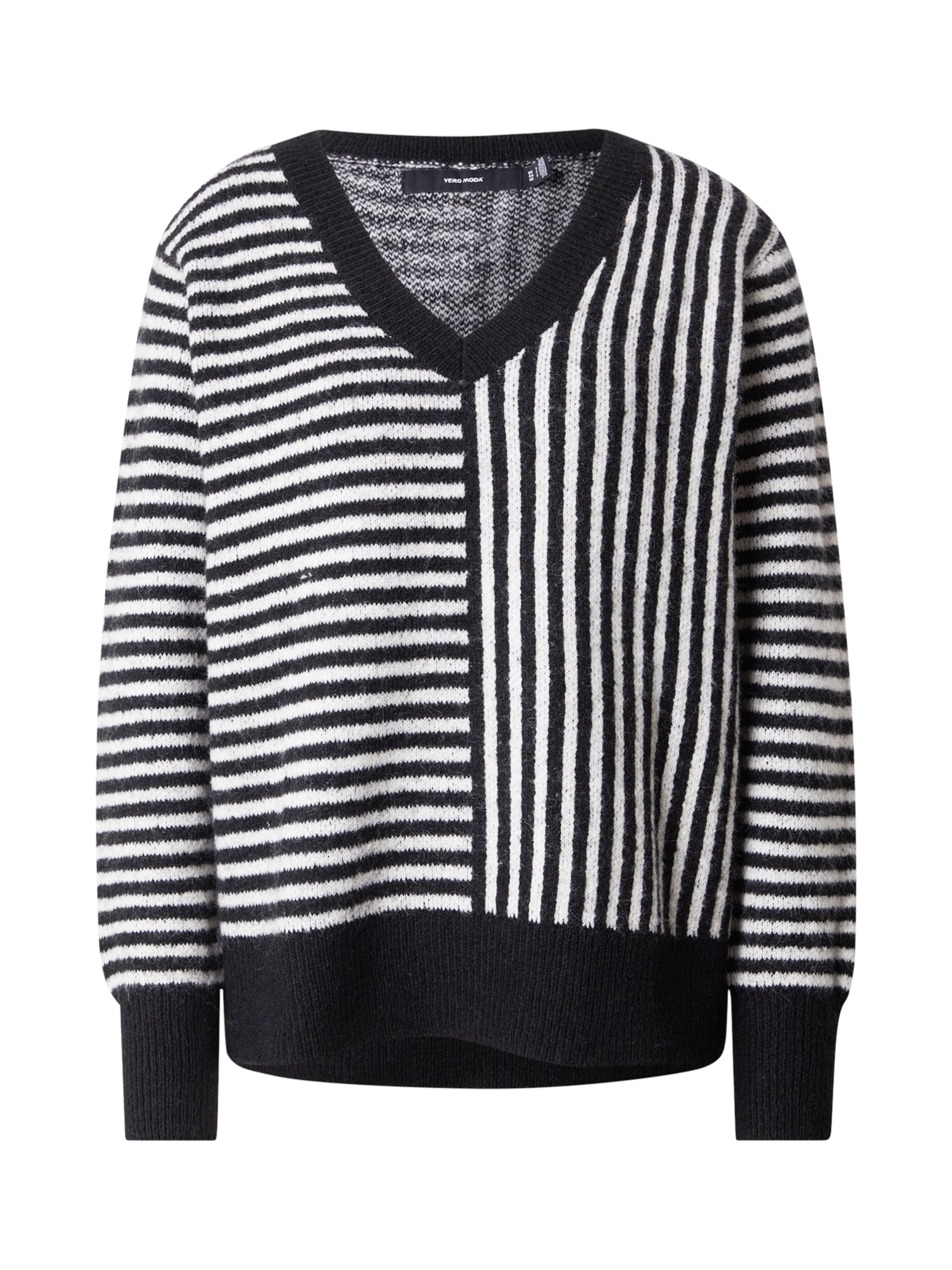 VERO MODA Пуловер 'VMURANUS' в черно: отпред