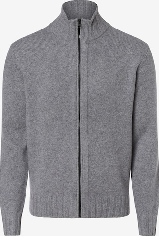 Nils Sundström Knit Cardigan ' ' in Grey: front