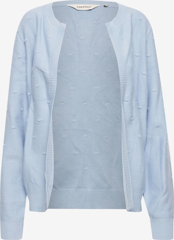 Oxmo Knit cardigan 'Kalotta' in Blue: front