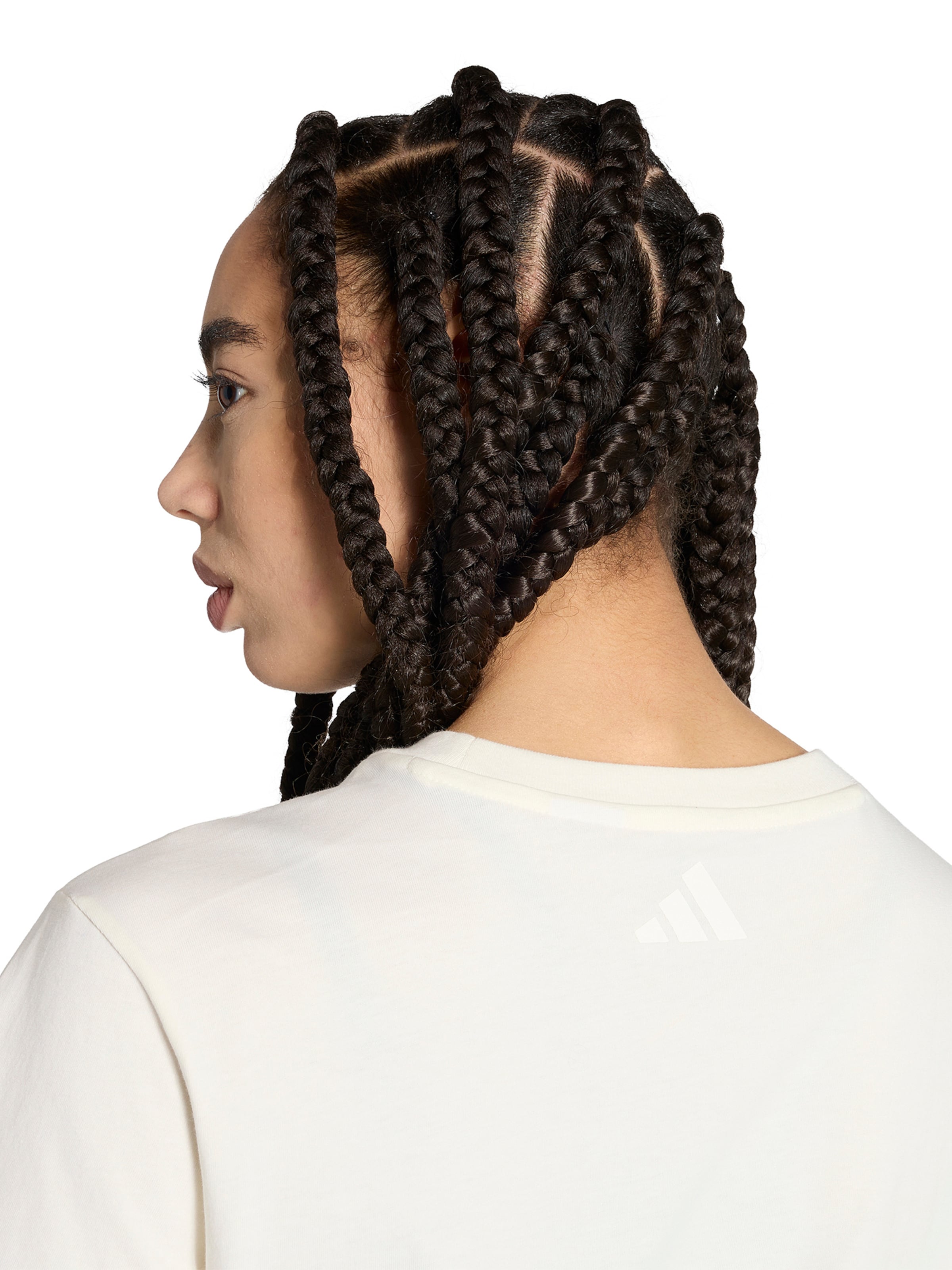 ADIDAS SPORTSWEAR - Camiseta funcional 'Floral' en blanco