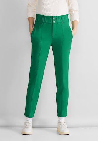 STREET ONE Loose fit Pants in Green