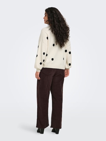 ONLY Carmakoma - Pierna ancha Pantalón 'CARHope' en marrón