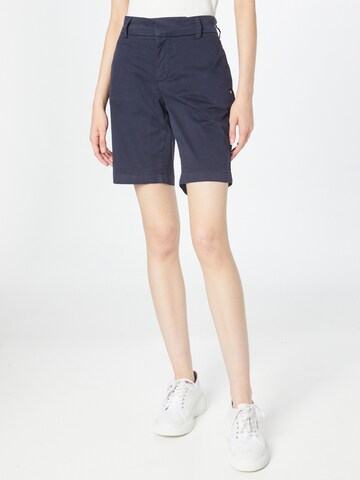 MOS MOSH Regular Chino in Blauw: voorkant