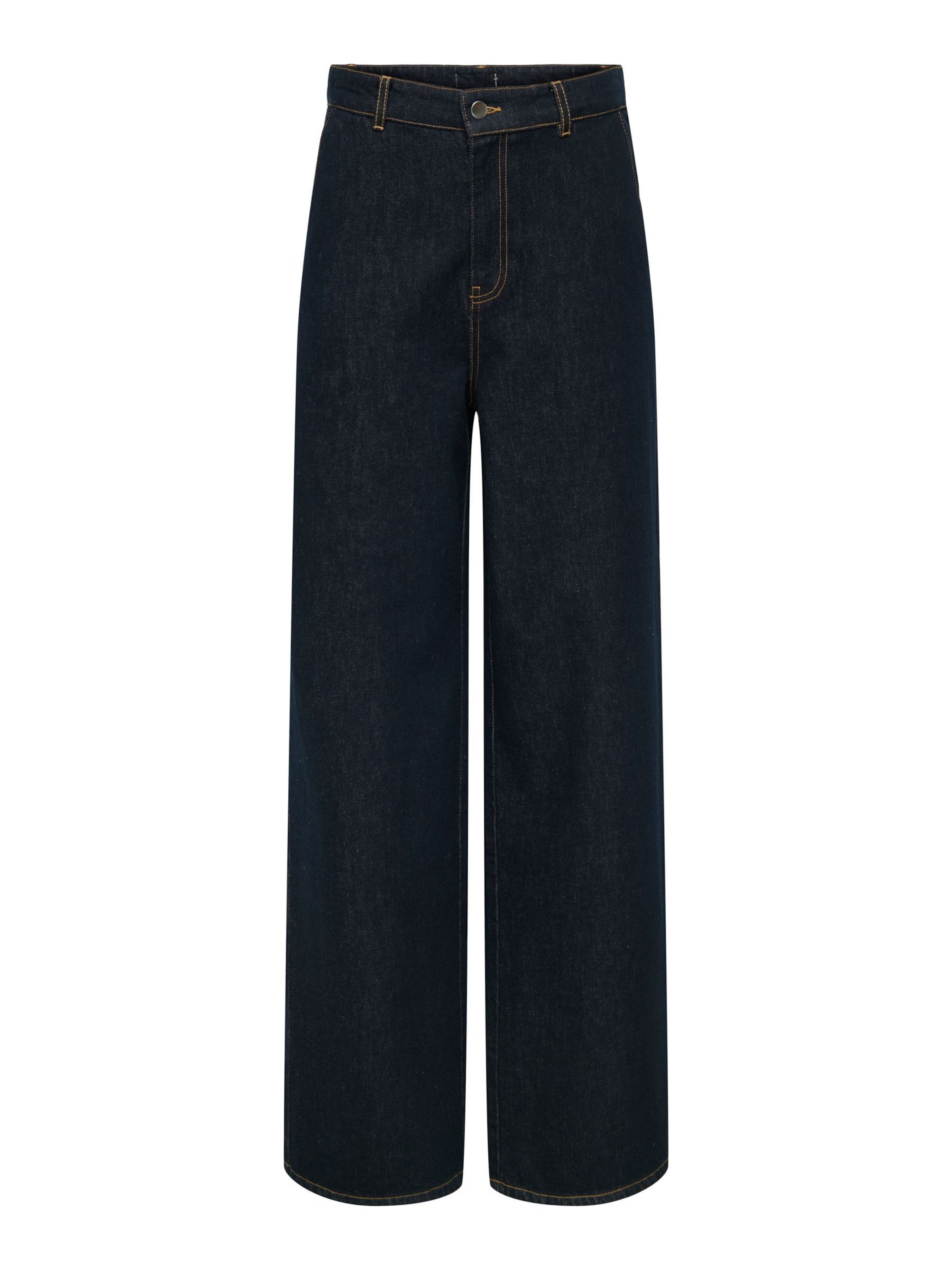 Only Petite Wide Leg Jeans i blå: forside