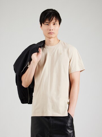 Maglietta 'Nifous' di G-STAR in beige: frontale