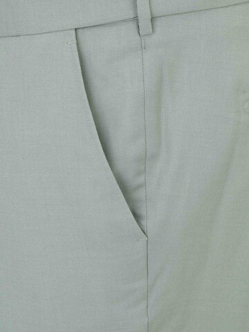 Jack & Jones Plus Slimfit Pressveckad byxa 'JPRSOLARIS' i grön
