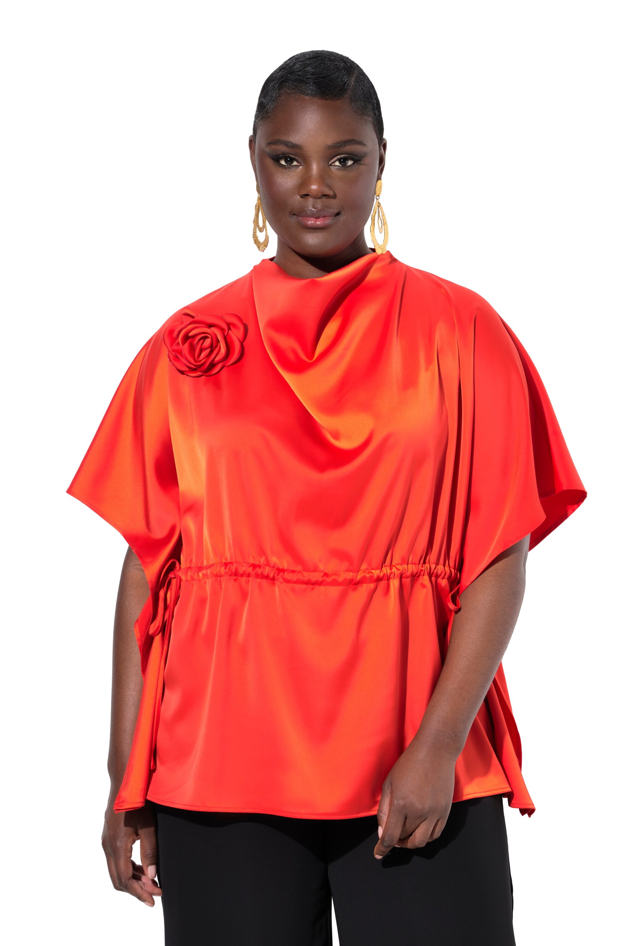 Ulla Popken Bluse in Rot: Vorderseite