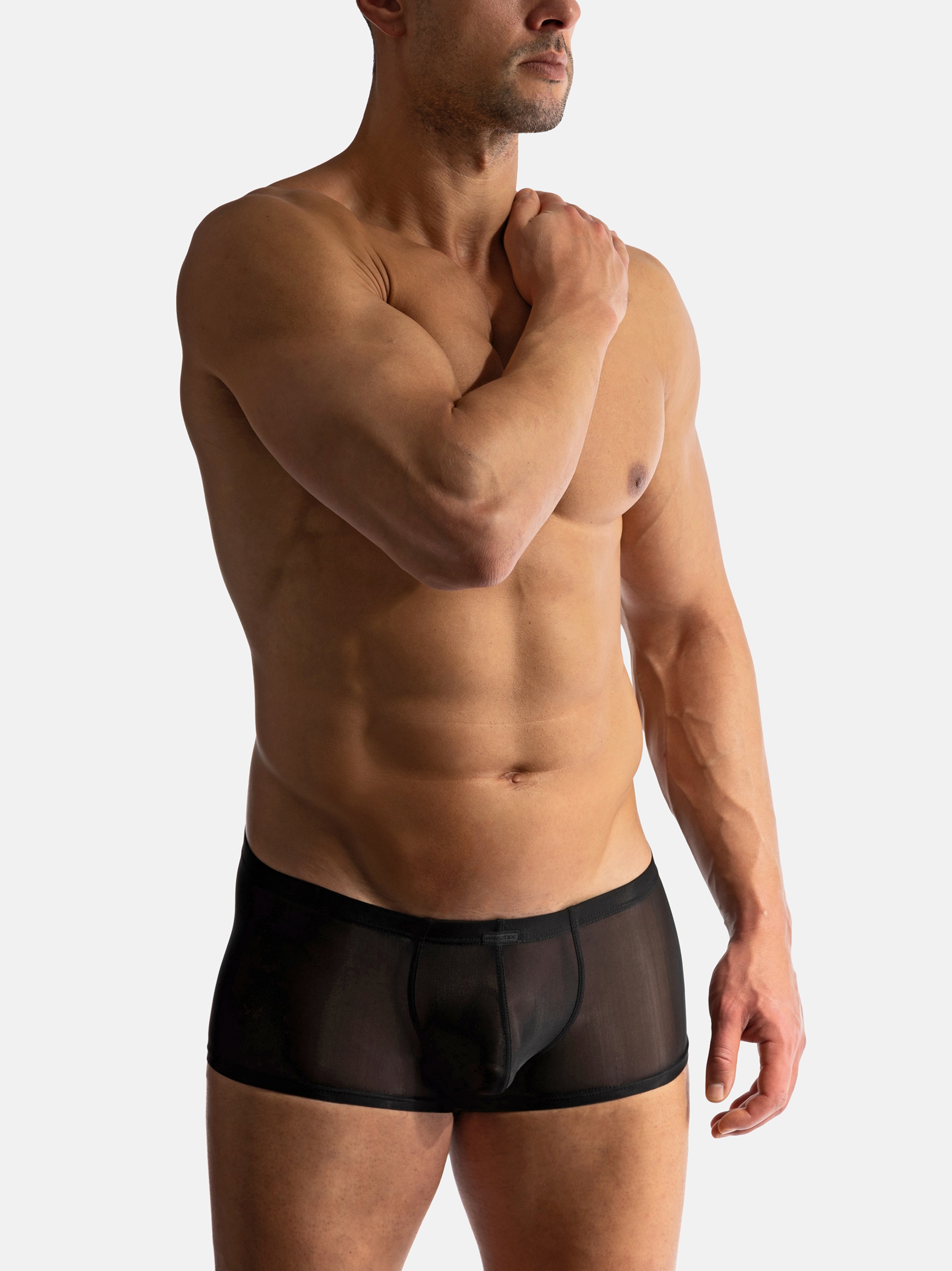 Manstore Retro Pants ' M101 Micro Pants ' in Schwarz: Vorderseite