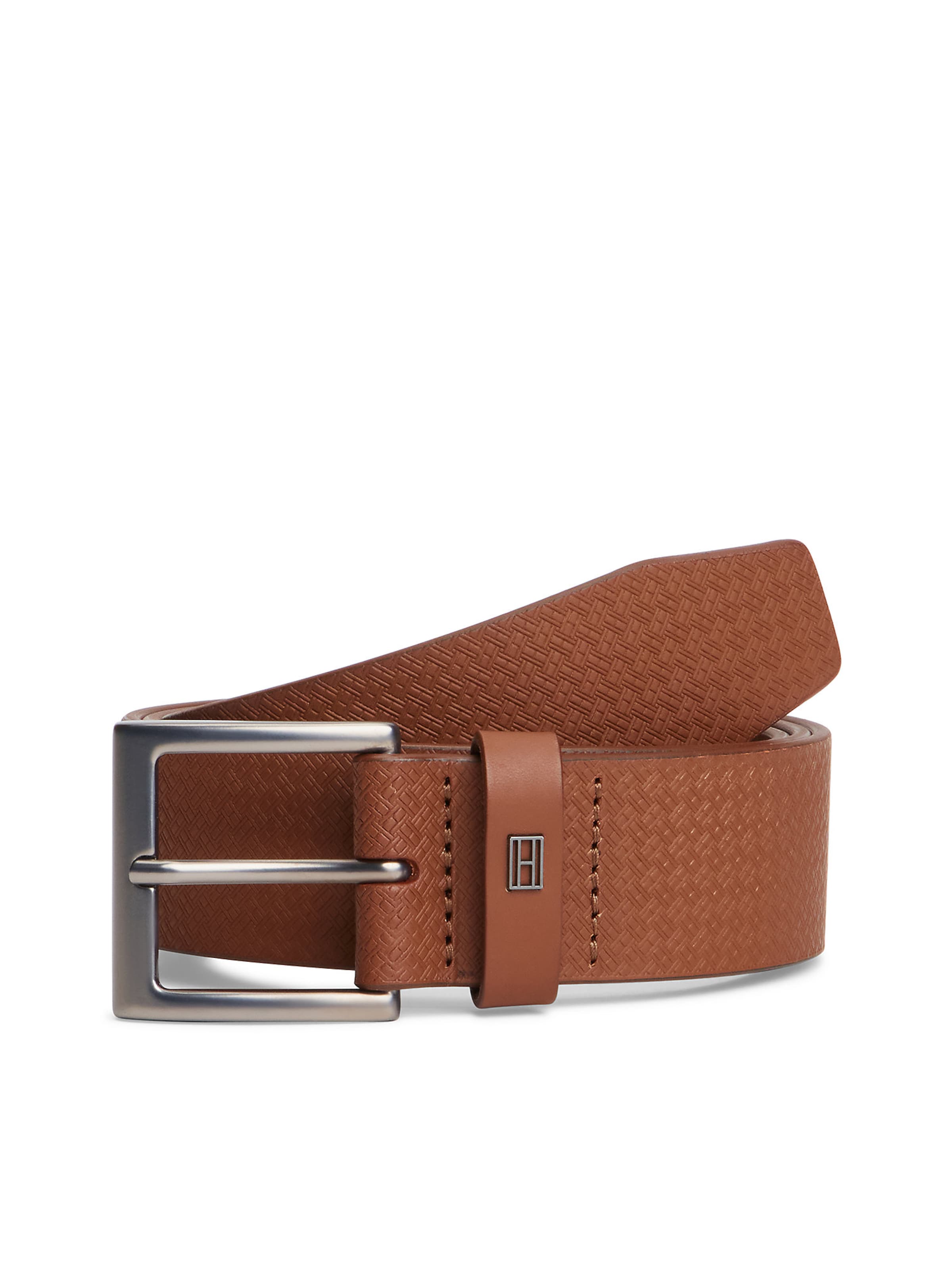 TOMMY HILFIGER Gürtel 'Soho' in Braun: Vorderseite